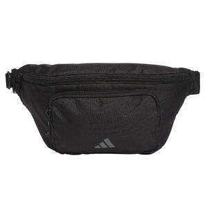 adidas Black waist pack / fanny pack crossbody with Front Zip Pocket